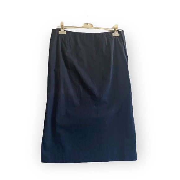 Jil Sander Blue Midi Skirt, Size 42‎ EU (German size) - Picture 2 of 13